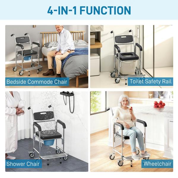 Commode Wheelchair