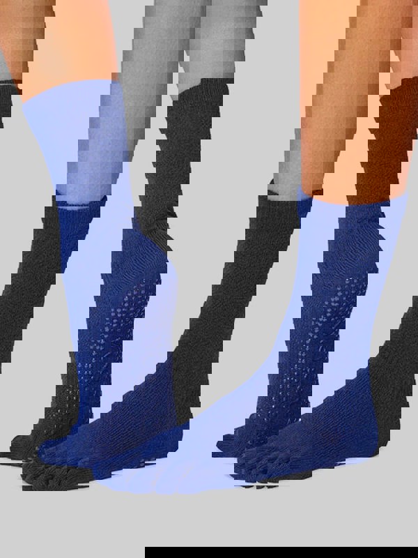 ToeSox Crew Full Toe Women's Yoga Grip Socks
