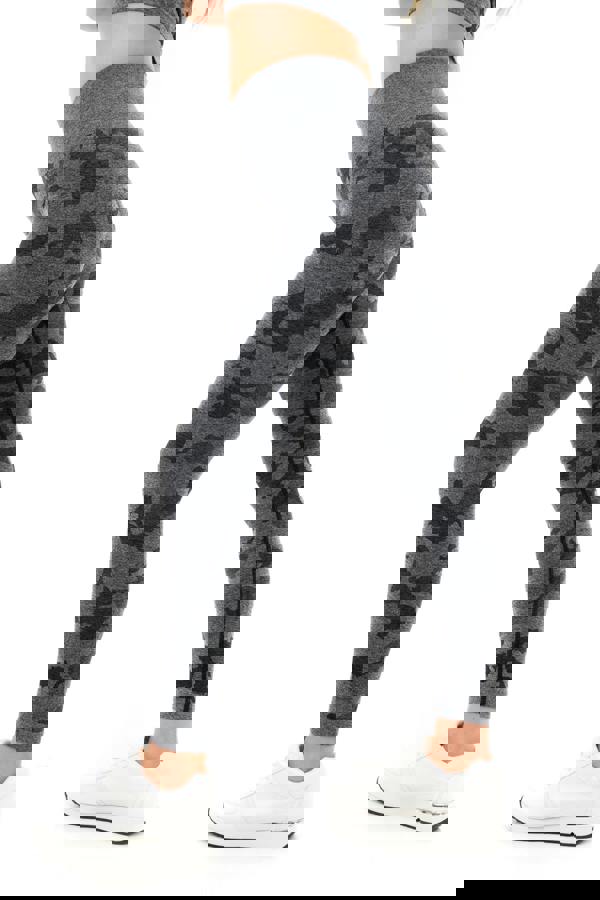 Smart Living Women's Camo High-Waisted Seamless Leggings - Black