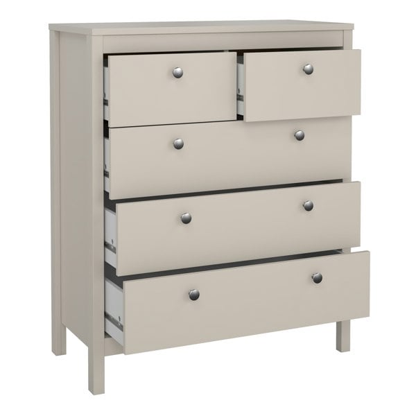 Furniture To Go Madrid Chest 3+2 Drawers in Cashmere