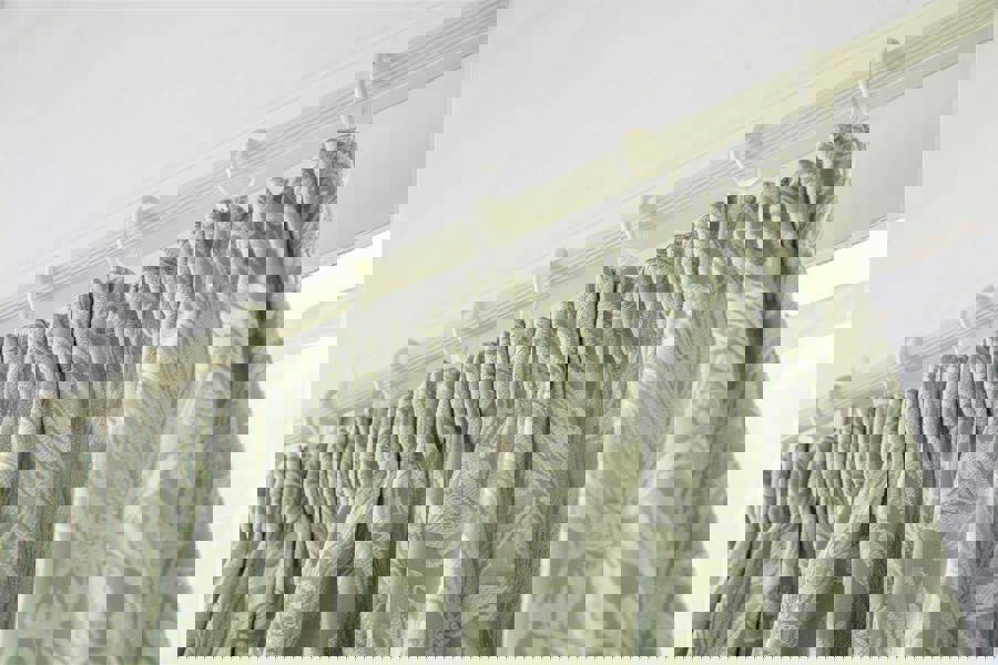 Luxury Living Chenille Jacquard Lined Pencil Pleat Curtains