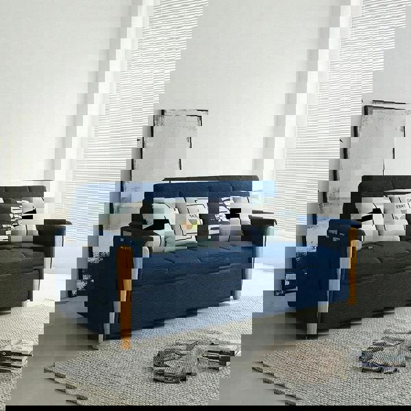 Weilai Concept Mavis Two Seater Sofa Bed, Dark Grey