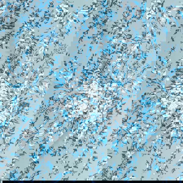 Laura Ashley Picardie Wallpaper - Blue Sky - 10m