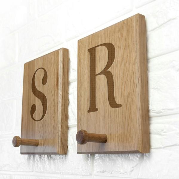 Abode Home & Gifts Personalised Wooden Peg Hook