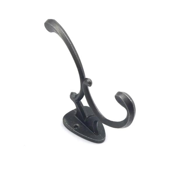 Coat Hook Addison Antique Cast Iron 125mm - Pack of 4