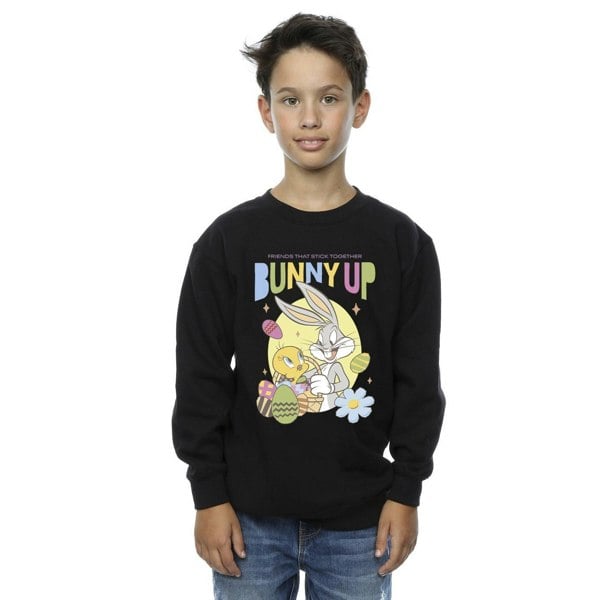 Looney Tunes Boys Bunny Up Sweatshirt - Black