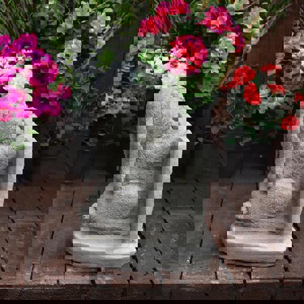 Keep off the Grass Bunny Garden Ornament