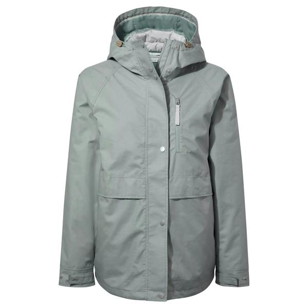 Craghoppers Womens/Ladies Saltaire Waterproof Jacket - Stormy Sea/Lunar Grey