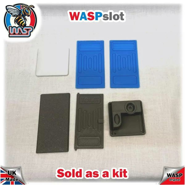 MCSlots Portable Toilet Red Slot Car Track Scenery x 1 1:32 Scale Wasp P