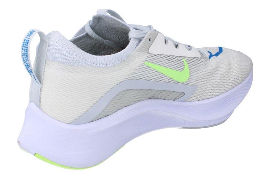Nike Zoom Fly 4 Mens Running Trainers Ct2392 Shoes  100 - Summit White Lime Glow 100 - Photo 2