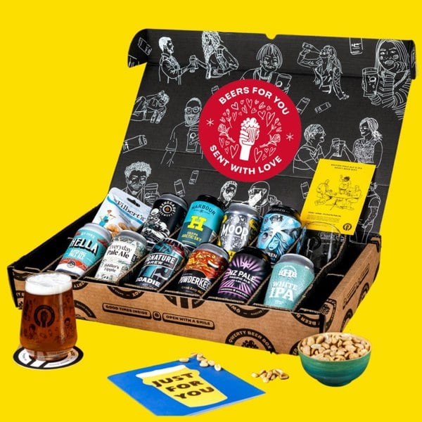 QWERTY Beer Box Valentine's Day Premium IPA / Pale Ale Hamper