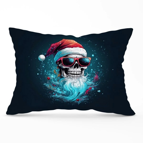 Warren Reed Magical Santa Hat Skull Splashart Cushions