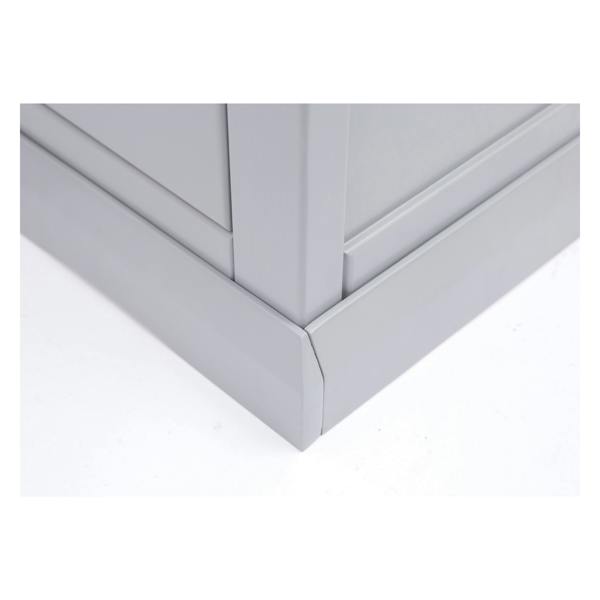 Cabinet Bits Rocca 3 Drawer Dressing Table Set Chrome Knob
