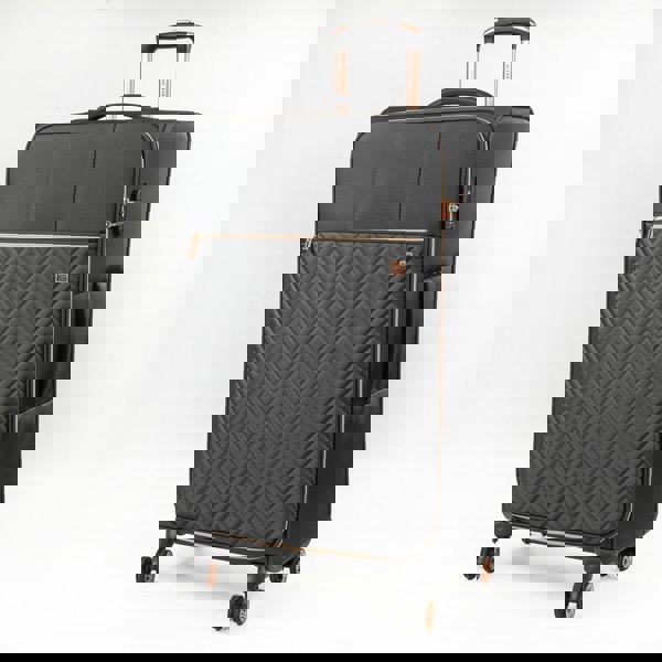 Gino Ferrari Biella Soft Shell Suitcase Lightweight Hold Luggage with Tested Wheels