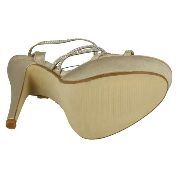 Spot On Ladies Spot On Strappy Heeled Sandals
