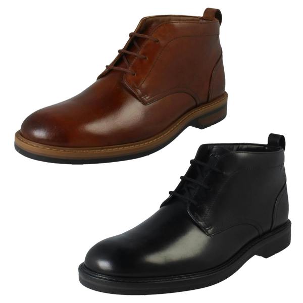 Clarks Mens Clarks Lace Up Chukka Boots Aldwin Chukka
