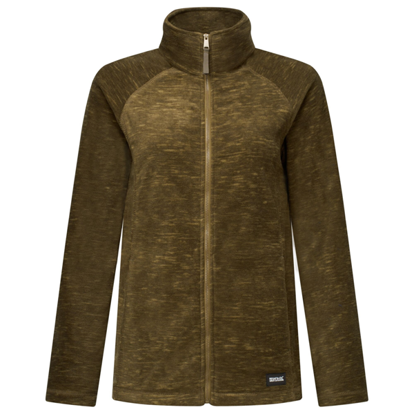 Regatta Womens Mayse Full Zip Fleece Jacket - Bark Green