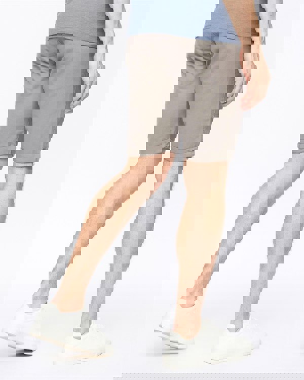 Crosshatch Sinwood Chino Shorts Grey