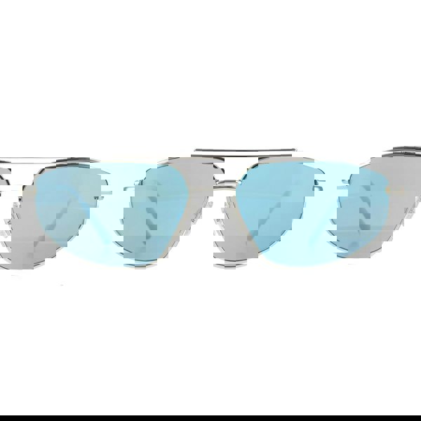 Serengeti Sunglasses Marlon SS539002 Shiny Silver Mineral Polarized 555nm Blue