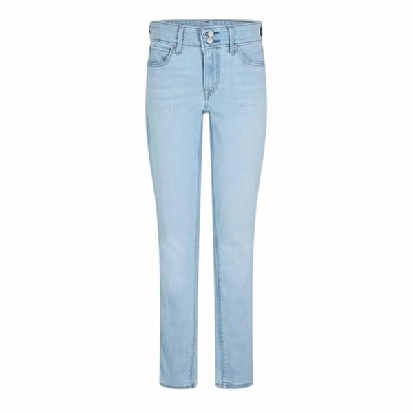 Levis Womens/Ladies 711 Double Button Skinny Jeans - Azure - 