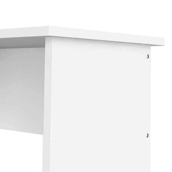 Wyld Haus Billabong White Wooden 4 Drawer Office Desk