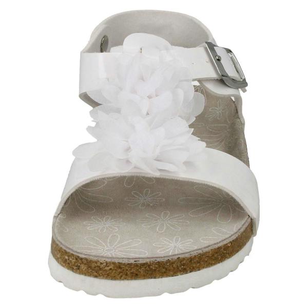 Spot On Girls Spot On Flower Trim Sandals