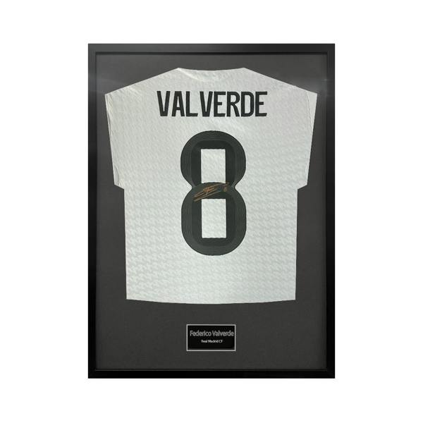 Federico Valverde Signed Real Madrid Standard Frame