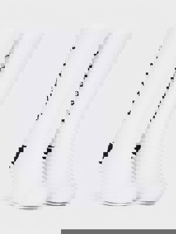 Amiri Vertical Logo Socks White/Black - Supplied FashionAmiri