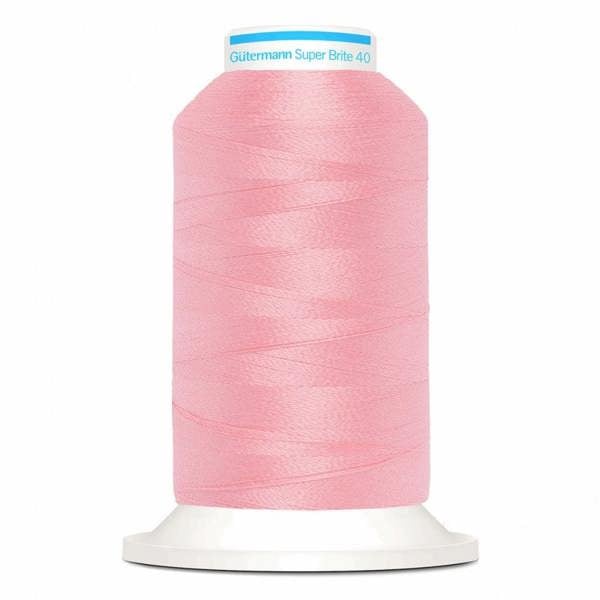 Gutermann Super Brite Polyester 40 Embroidery Thread 1000m Polyester Thread Suitable For Embroidery