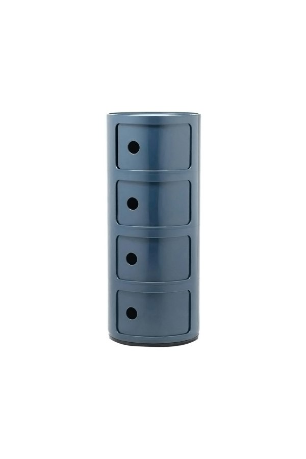 Living and Home 4-Tiered Plastic Storage Drawer Unit