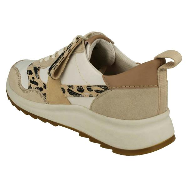 Clarks Ladies Clarks Retro Detailed MI-X EVA Lace Up Trainers DashLite Jazz