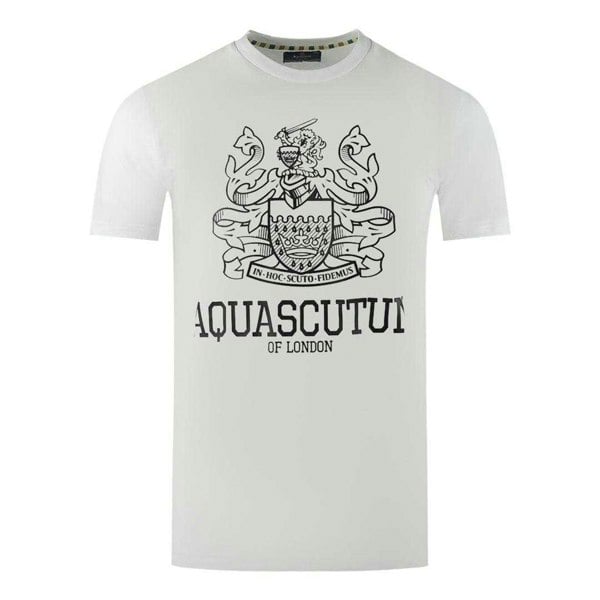 Aquascutum Mens London Aldis T-Shirt - White