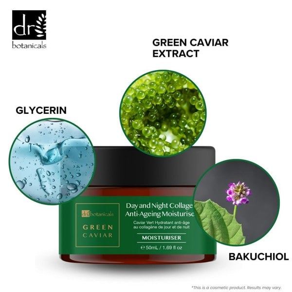Dr Botanicals Green Caviar Day & Night Collagen Anti-Aging Moisturizer 50ml