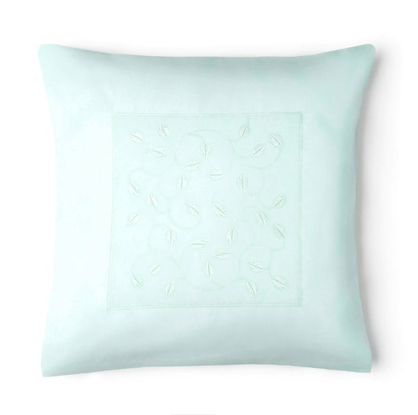 Intimates Soft Pastel Leaf Detail Cushion - 43cm x 43cm