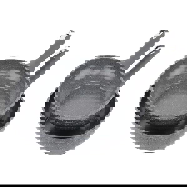 Gr8 Home Forged 9 Pcs Grey Marble Carbon Steel Cookware Set Non Stick Pan Saucepan Pots