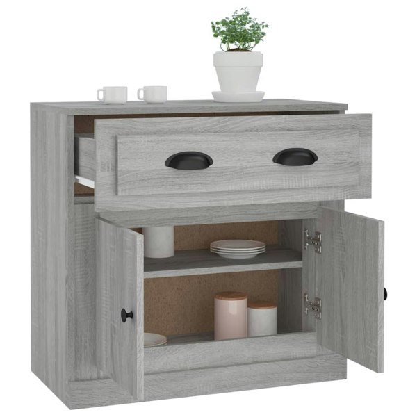 Berkfield Sideboard Grey Sonoma 70x35.5x67.5 cm Engineered Wood