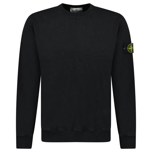 Stone Island Malfie 'Old Effect' Sweatshirt Black - chancefashionco
