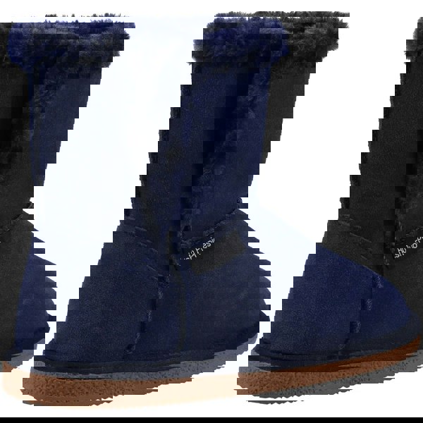 Hush Puppies Ashleigh Women's Bootie Slippers in Navy