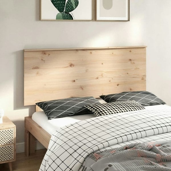 Berkfield Bed Headboard 154x6x82.5 cm Solid Wood Pine