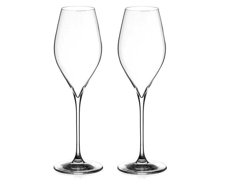 Diamante Premium Prosecco Glasses - Set of 2