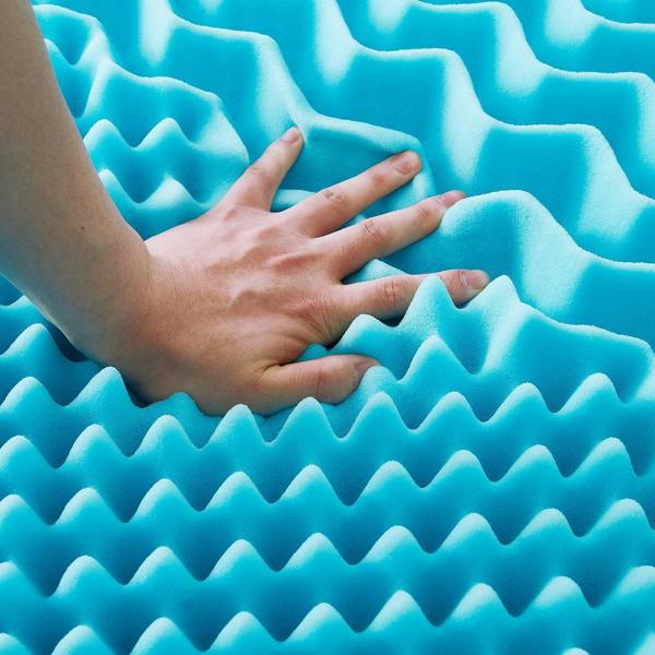 Ezysleep Cooling 7 Zone Memory Foam Mattress Topper