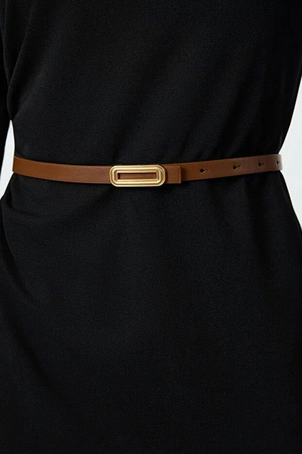WOVCOR Double Pack Rectangular Buckle Women's Belt