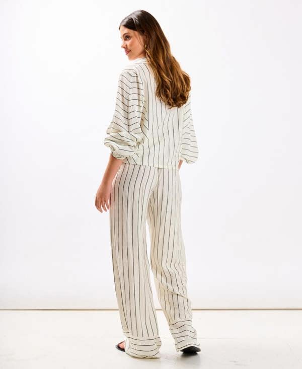 Mono Stripe Palazzo Set