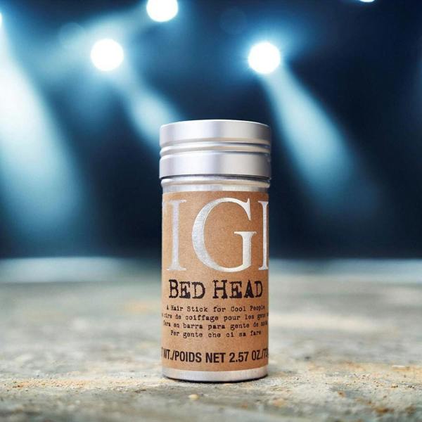 TIGI Bed Head Hair Stick formulated with Beeswax and Japan Wax to give hair hold and definition while creating texture and giving control, and Castor Oil to condition the hair and leave hair feeling smooth and frizz-free!