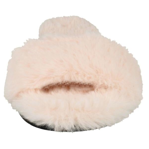 Savannah Ladies Savannah Flat All Fur Slider Mules F00090