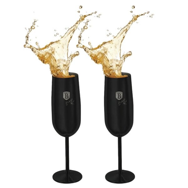 Berlinger Haus 2 pcs metal champagne glass set Berlinger Haus BH8664
