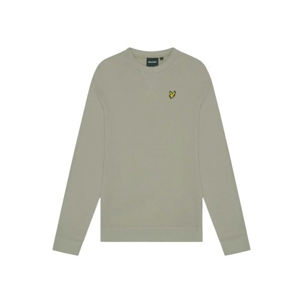 Lyle & Scott Mens Crew Neck Long-Sleeved Sweatshirt - Sage Uniform