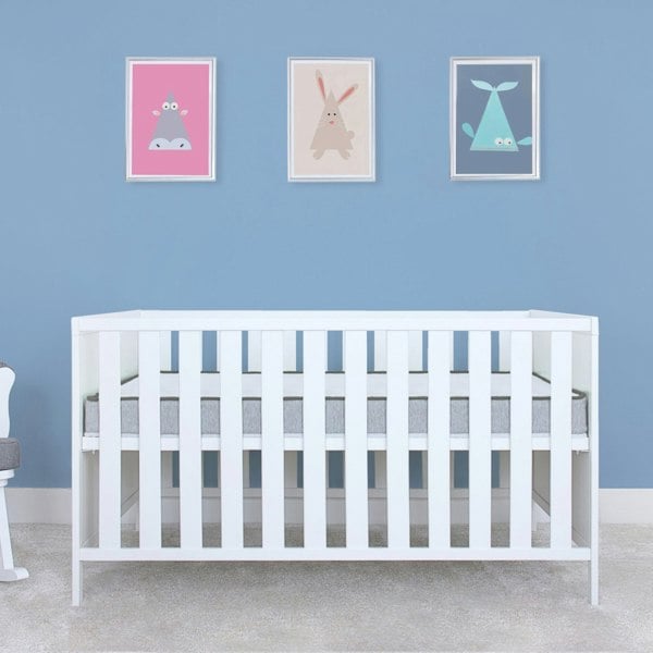 Mattress in cot