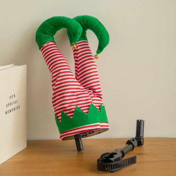 Samuel Alexander 35cm Elf's Stuck Wriggling Christmas Tree Decoration