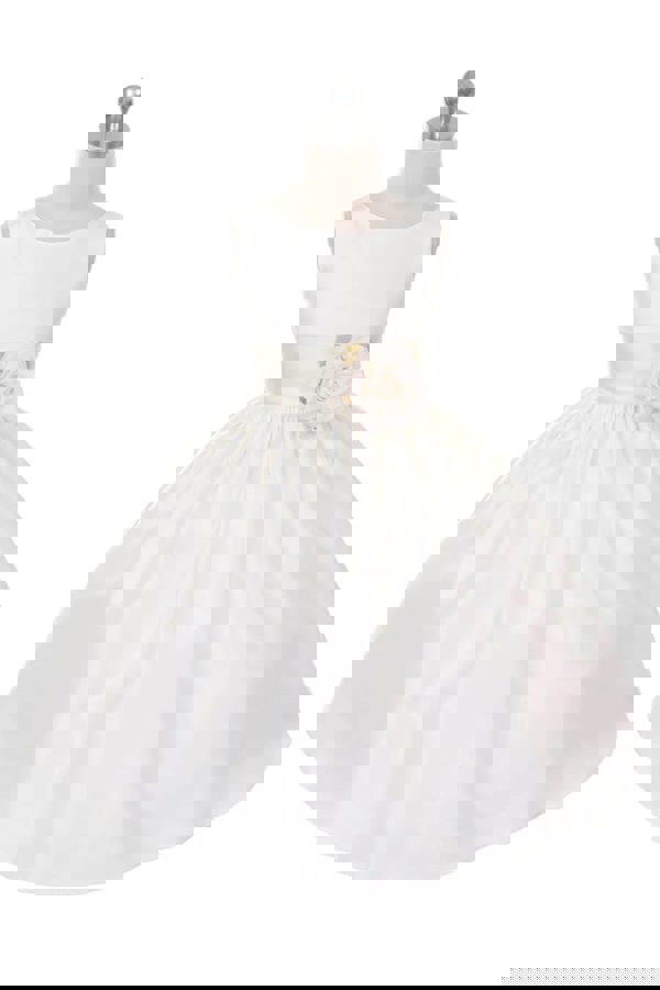 Kids Dreams Morgan - Bridal Ivory - Choice of Sash and Flower Colour